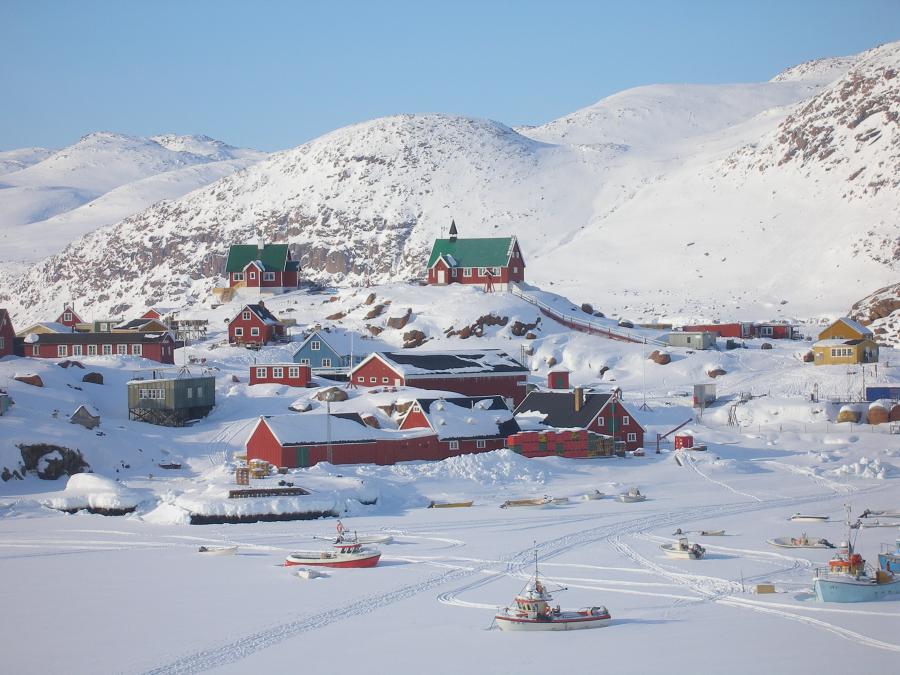 Forår i Kangersuatsiaq, året er ukendt