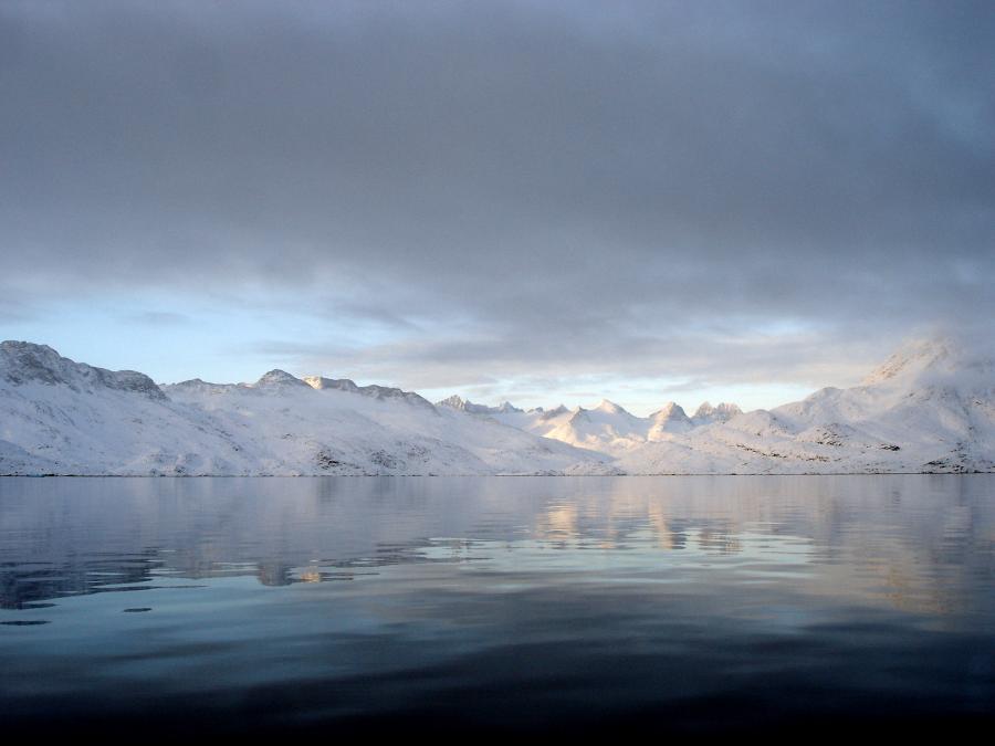 Ved Kuummiut, Østgrønland 9. november 2008