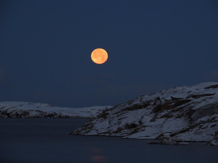 Måneskin i Sisimiut