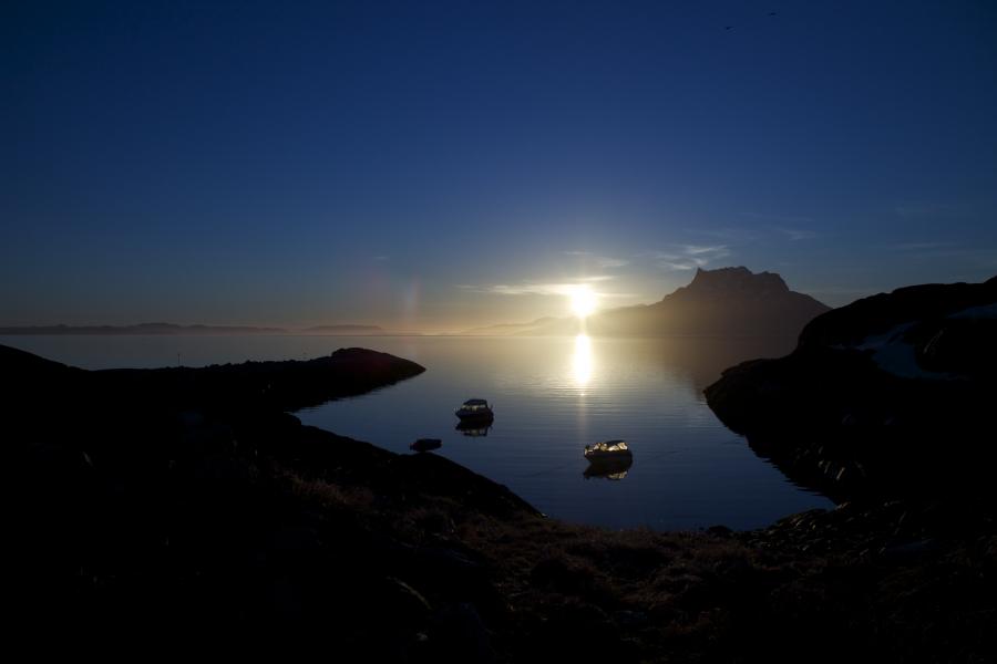 sermitsiaq by sunrise
