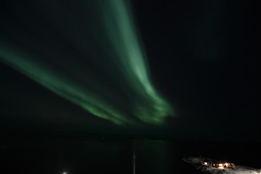 Nordlys over Nuuk