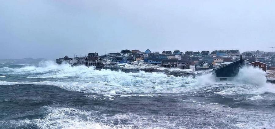 Anorersuartoq mallit illunut apuullutik qaarput. Ilulissat, novembarip 15-iat 2019