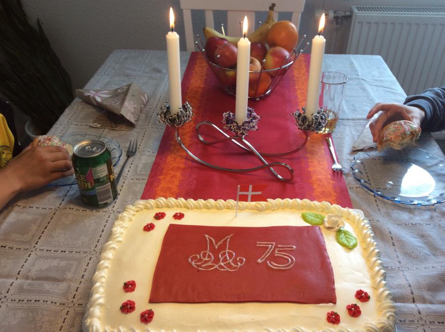 Tillykke med det 75år. Dronningen Magrethe