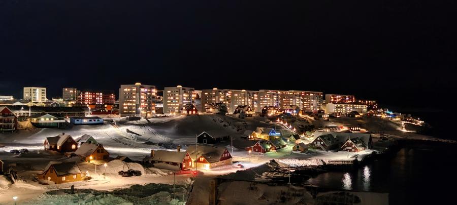 Nuup Saava. Hans Egedep illukua assip qeqqaniippoq. Nuuk, januaarip 9-at 2021