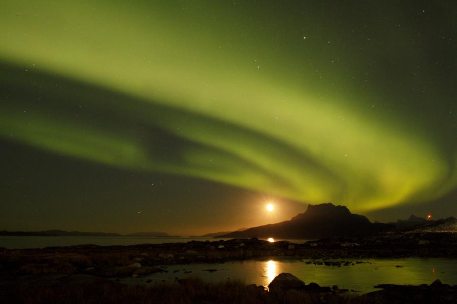 The Green Flash. Nuuk (nearby the University of Greenland / Ilimmarfiup eqqaani) septembarip 29-at 2021