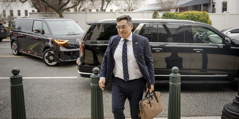 Departementschef Mininnguaq Kleist i Washington.