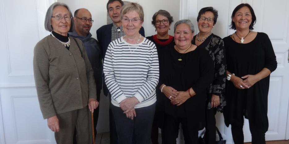 Arbejdsgruppen på vegne af den grønlandske menighed i Danmark mødtes mandag med kirkeminister Marianne Jelved (Rad.)