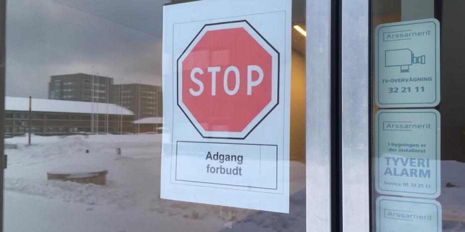 Nuuk Center adgang forbudt