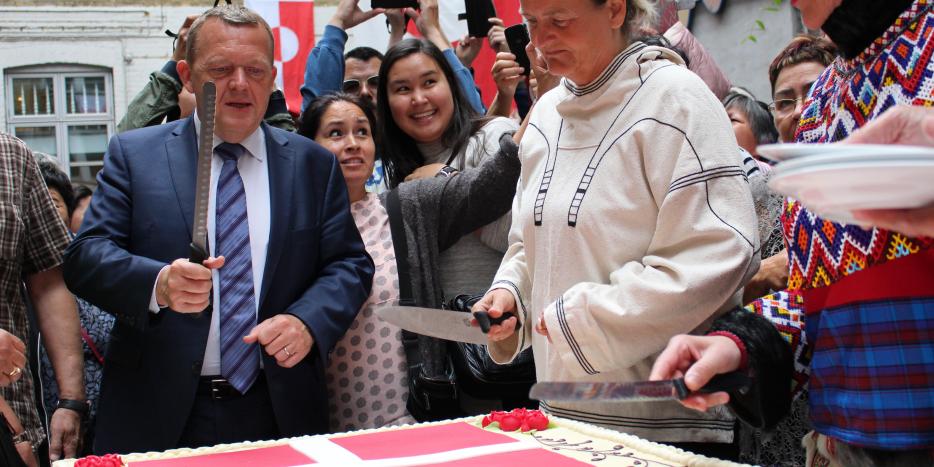 Lars Løkke holder tale i Det Grønlandske Hus i København i anledning af nationaldagen