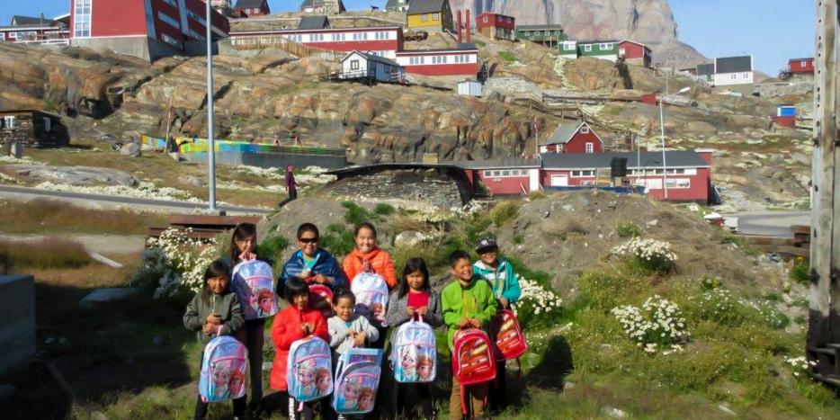 Skoletasker til tsunami-børnene